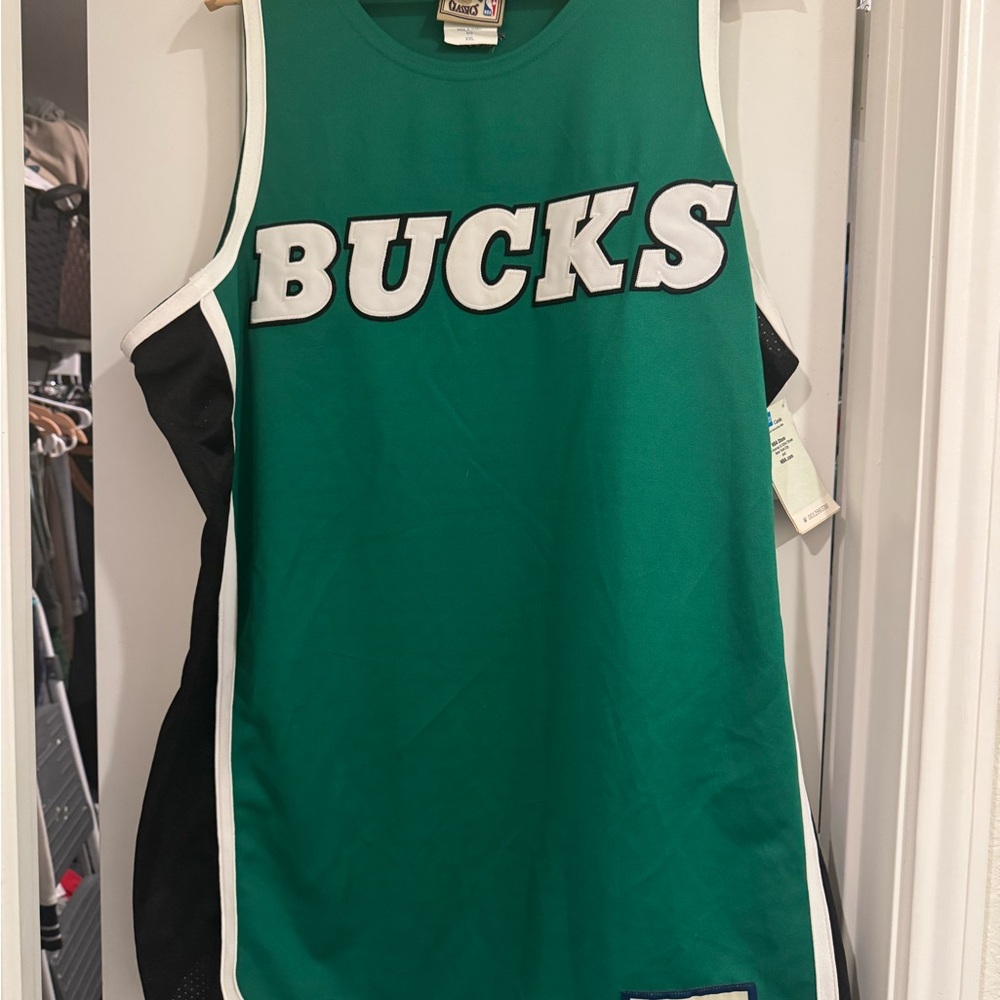 Vintage Green Bucks Sleeveless Jersey